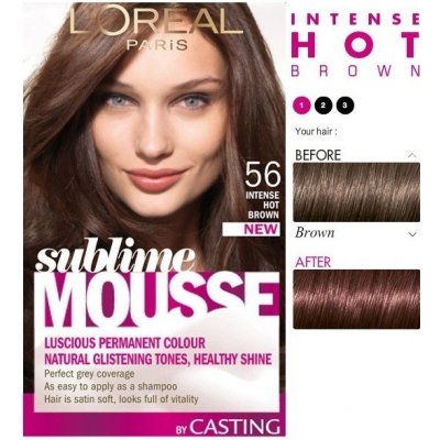 L'Oréal Sublime Mousse 565 svůdný ohnivý kaštan barva na vlasy od 120 Kč -  Heureka.cz