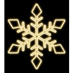 DecoLED LED světelná vločka XI, závěsná 3D tisk, pr. 104 cm, teple bílá – Hledejceny.cz