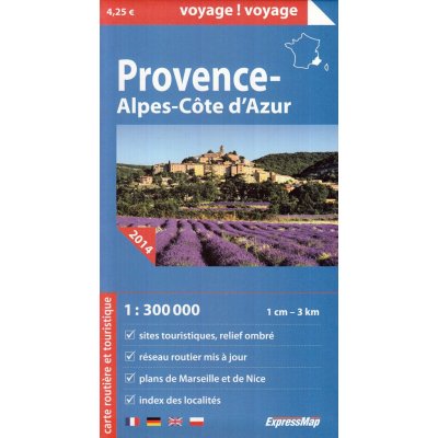 Provence Azurové pobřeží 1:300t ExpressMap – Hledejceny.cz