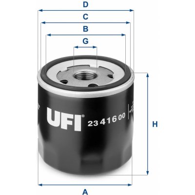 Olejový filtr UFI 23.416.00