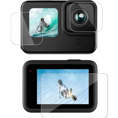 PrimeGuard Ochranné tvrzené sklo pro GoPro Hero 11 Transparentní 3 ks v sadě CAS141817A – Zboží Živě