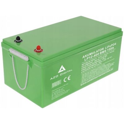AZO LiFePO4 LP12-400 400Ah 12V 150A BMS Bluetooth vyhřívací podložka – Hledejceny.cz