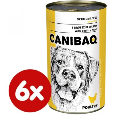 Canibaq Classic drůbeží 6 x 1,25 kg – Hledejceny.cz