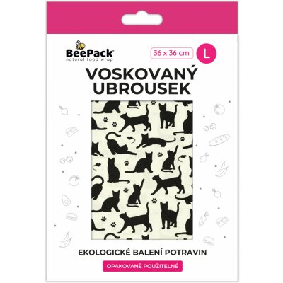 Beepack Voskovaný ubrousek Černé kočky 36x36 cm – Zboží Mobilmania