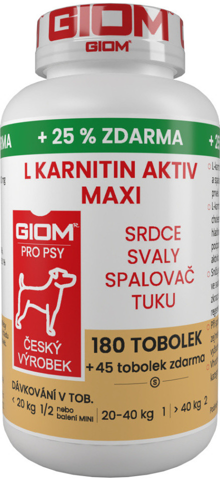 GIOM ERA L-karnitin Aktiv Maxi 60 tbl