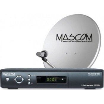 Set Mascom MC2600 + karta Skylink Standart M7 + parabola 80 cm