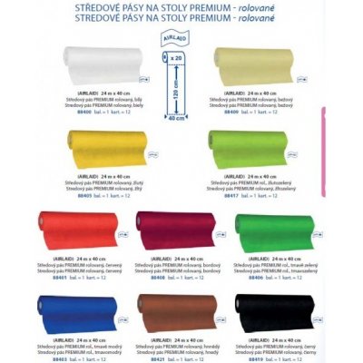 Wimex Středový pás Premium barevný 24x0 40 m 88401 88403 88405 – Zboží Mobilmania