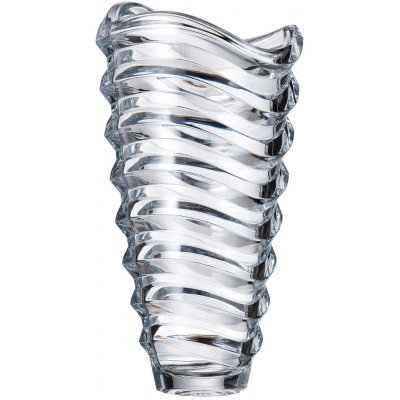 Crystalite Bohemia Skleněná váza Wave 340 mm – Hledejceny.cz