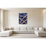Obraz na plátně – Propletená mikroskopická vlákna 105 × 140 cm – Hledejceny.cz