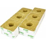 Grodan Pěstební kostka velká 100 x 100 x 65 mm s velkou dírou 216 ks – Zboží Mobilmania