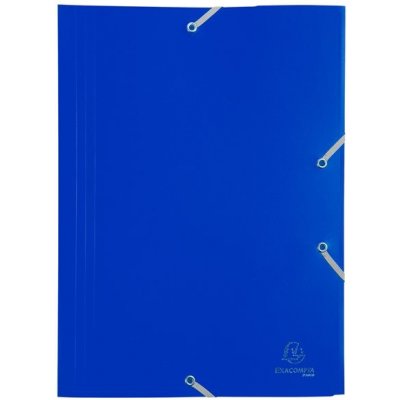 Exacompta PP A4 spisové desky s gumičkou maxi modré