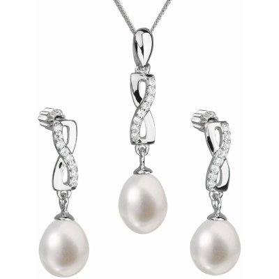 Evolution Group Pavona Set stříbrných šperků s pravými perlami Pavona 29041.1B – Zboží Dáma