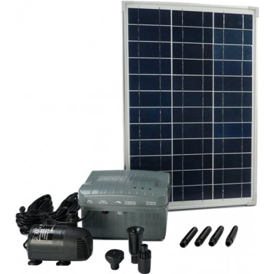 Petrashop Ubbink SolarMax 1000 Set solární panel, čerpadlo a baterie 1351182 – Zboží Mobilmania