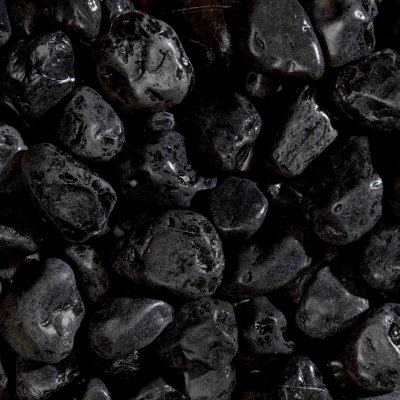 Zafido (distributor) Okrasné valounky Nero Ebano 40 - 60 mm 25 kg – Zboží Dáma