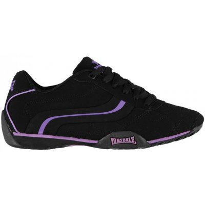 Lonsdale Camden Ladies Trainers Black/Purple – Zbozi.Blesk.cz