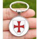 Přívěsek na klíče kříž templářů 7 st – Hledejceny.cz