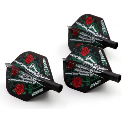 Cuesoul TERO AK4 standard, černé s motivem růží – Zboží Dáma