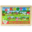 Nellys kostky kubus Moje první zvířátka 15 ks v krabičce 20 x 13 x 52 cm MPZ