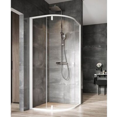 Ravak Nexty čtvrtkruhový sprchový kout NSKK3, 87-89,5x87-89,5x195 cm, bílá, sklo transparent 3O677101Z1 – Zboží Dáma