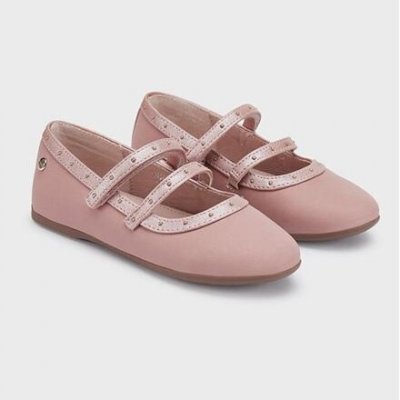 Mayoral dětské balerínky 44378-30 pudrové – Zboží Dáma