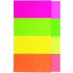 Záložky samolepicí Kores 50 x 20 mm, 4 x 50 ks – Hledejceny.cz