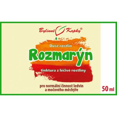 Bylinné kapky Rozmarýn Bylinné kapky tinktura Duše rostlin 50 ml – Hledejceny.cz