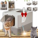 MB Songmics krytá toaleta 42,6 x 54,4 x 37,8 cm – Zboží Dáma