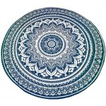 Miranda Kulatá plážová deka Mandala 06 zelená – Zbozi.Blesk.cz