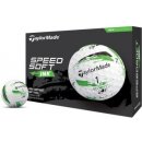 TaylorMade SpeedSoft bílé/zelené 12 ks