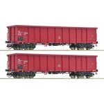 Roco Sada 2 ks otevřených nákladních vagónů ČSD 66680015 – Zboží Dáma