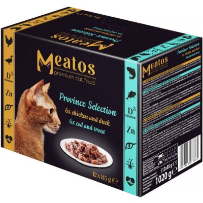 Meatos Cat kousky v omáčce 12 x 85 g
