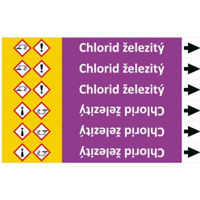 Nadrzenapalivo.cz Značení potrubí ISO 20560, chlorid železitý – Zboží Mobilmania