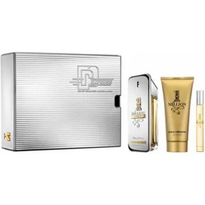 Paco Rabanne 1 Million Lucky Men EDT 100 ml + EDT 10 ml + sprchový gel 100 ml dárková sada – Zbozi.Blesk.cz