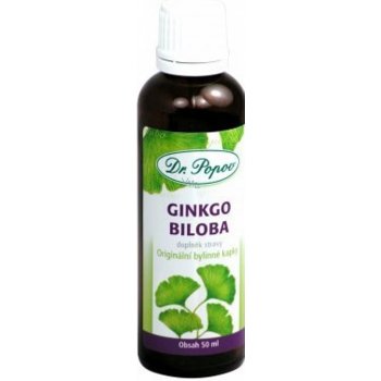 Dr.Popov Ginkgo biloba originální bylinné kapky 50 ml