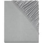 Livarno Home Žerzejové napínací prostěradlo 180-200x200 světle šedá – Zboží Dáma
