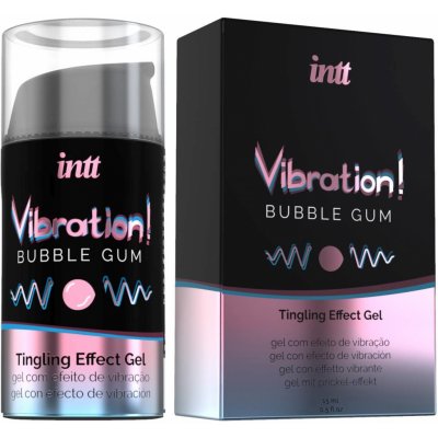 intt Vibration! Tingling Effect Gel Bubble Gum žvýkačka15 ml – Zboží Dáma
