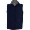 Pánská vesta Kariban vesta s fleecovou podšívkou Record námořnická modrá šedá