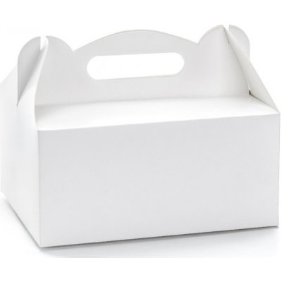 Papírová krabička na dort bílá velká 1ks