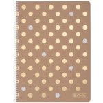 Herlitz Spirálový blok A4 čtvereček Pure Glam 80 listů – Zboží Dáma
