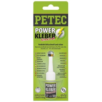 PETEC 93410 Superrychlé univerzální lepidlo 10g