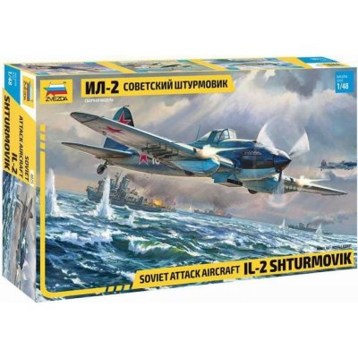 Zvezda Model Kit letadlo 4825 IL-2 Stormovik 1:48 – Hledejceny.cz