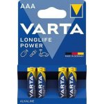 Varta Longlife POWER HIGH ENERGY AAA 4ks 409664 – Zboží Mobilmania