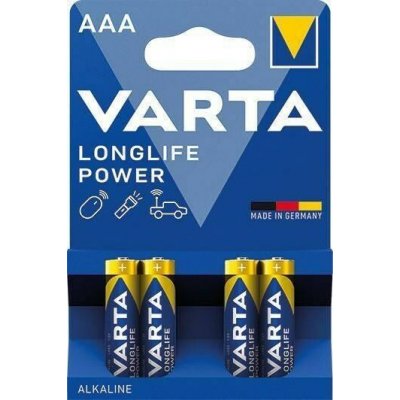 Varta Longlife POWER HIGH ENERGY AAA 4ks 409664 – Zboží Mobilmania