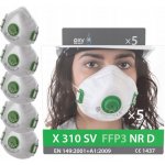 Oxyline Ochranná polomaska FFP3 5 ks – Zboží Dáma