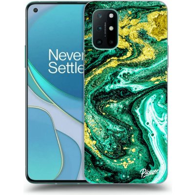 Pouzdro Picasee silikonové OnePlus 8T - zelené Gold černé – Zbozi.Blesk.cz