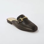 Kožené mokasínové pantofle černá – Sleviste.cz