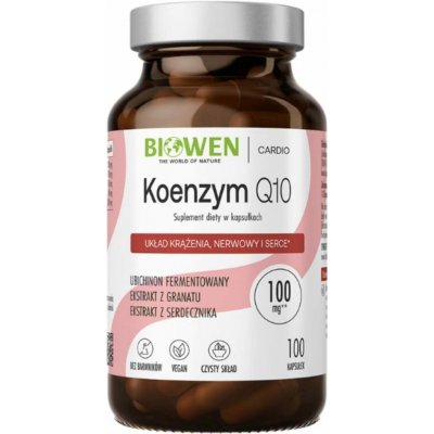Biowen Koenzym Q10 100 mg 100 kapslí – Hledejceny.cz