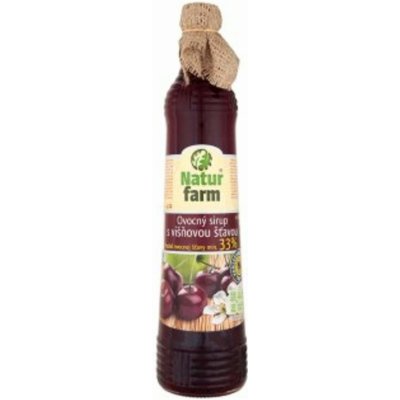 NaturFarm Sirup višeň min. 33% 0,7 l