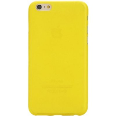 Pouzdro AppleKing tenké plastové iPhone 6 Plus / 6S Plus s ochranou čočky - žluté