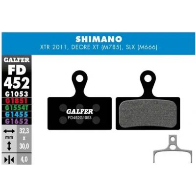 Brzdové destičky - GALFER FD452 - Shimano Standard – Sleviste.cz